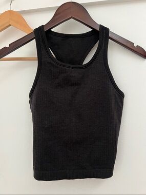 Lululemon new size 6 bra top like new 6 black